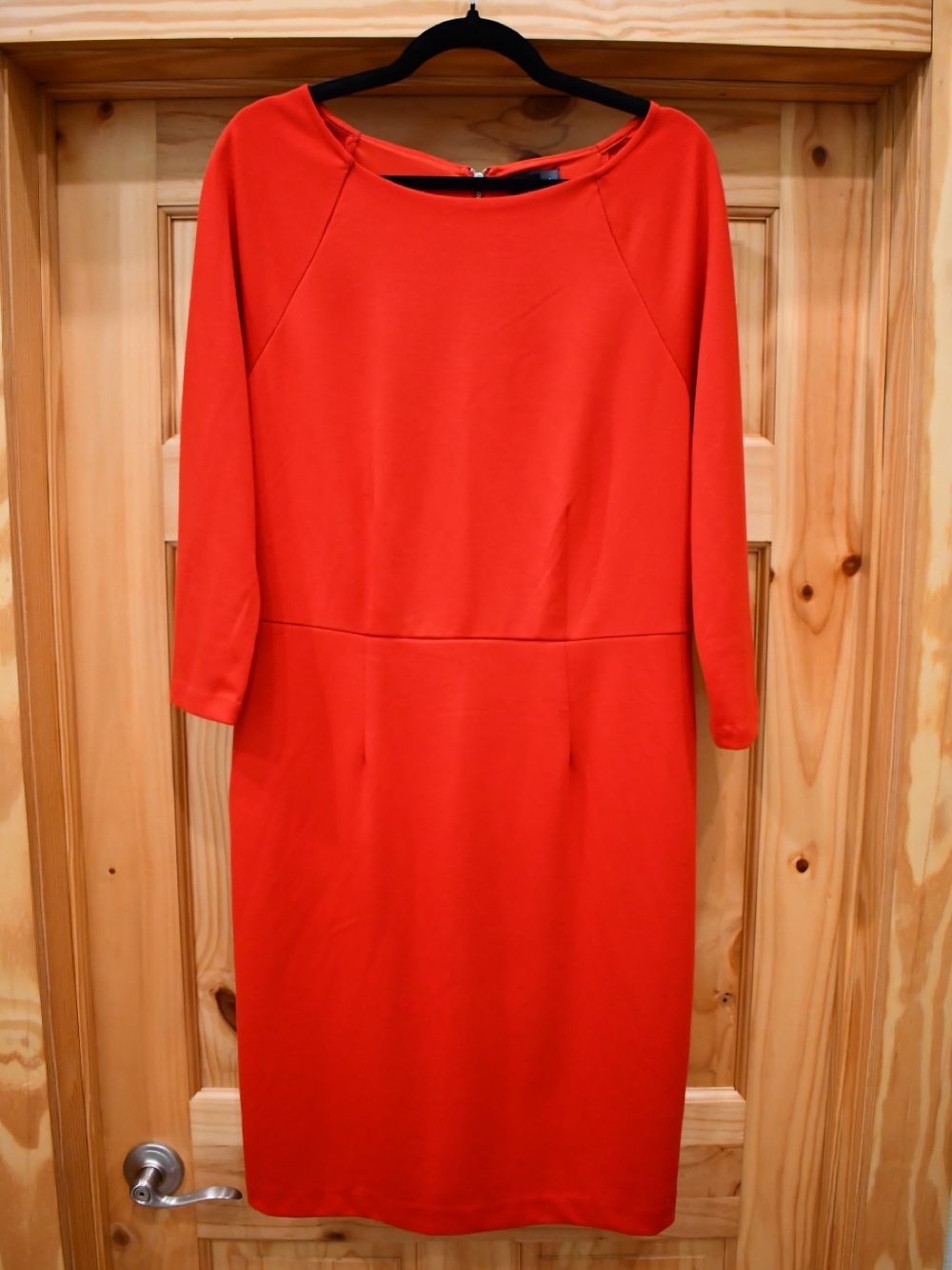 The Limited Red Long Sleeve Sheath Pencil Dress 14